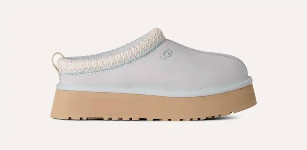 NEW UGG women's tazz ii platform slippers in sky blue